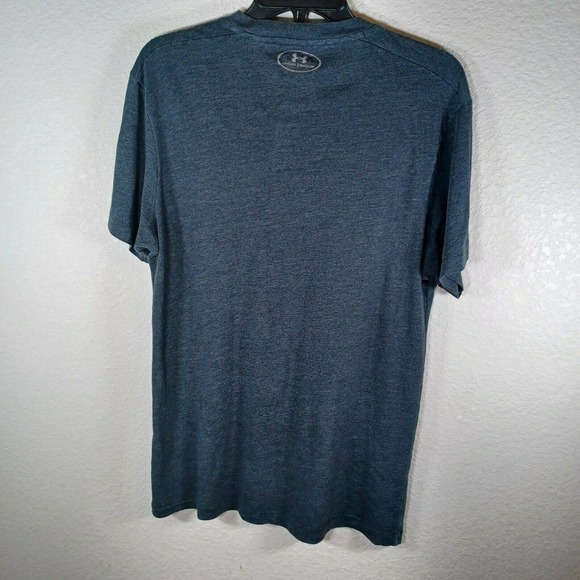Men's Small Dark Blue Under Armour Heatgear T-Shirt - Picture 6 of 11